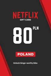Product Image - Netflix zł‎80 PLN Gift Card (PL) - Digital Code