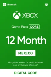 Product Image - Xbox Game Pass Core 12 Months (MX) - Xbox Live - Digital Code