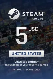 Product Image - Steam Wallet 5 USD Gift Card (United States) - Digital Key