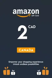 Product Image - Amazon $2 CAD Gift Card (CA) - Digital Code