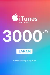 Product Image - Apple iTunes ¥3000 JPY Gift Card (JP) - Digital Code