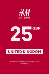 Product Image - H&M 25 GBP Gift Card (United Kingdom) - Digital Key