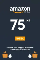 Product Image - Amazon ₹75 INR Gift Card (IN) - Digital Code