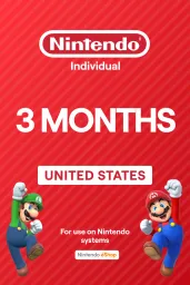 Product Image - Nintendo Switch Online 3 Months Individual Membership (US) - Digital Code