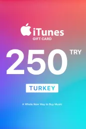 Product Image - Apple iTunes ₺250 TRY Gift Card (TR) - Digital Code