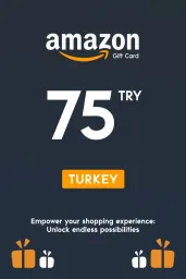 Product Image - Amazon ₺75 TRY Gift Card (TR) - Digital Code