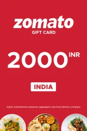 Product Image - Zomato ₹2000 INR Gift Card (IN) - Digital Code