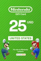 Product Image - Nintendo eShop $25 USD Gift Card (US) - Digital Code
