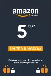 Product Image - Amazon £5 GBP Gift Card (UK) - Digital Code