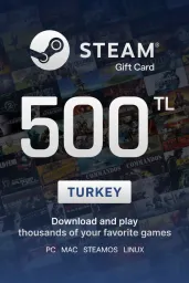 Steam Wallet ₺500 TL Gift Card (TR) - Digital Code