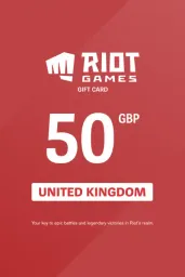 Product Image - Riot Access £50 GBP Gift Card (UK) - Digital Code