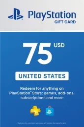 Product Image - PlayStation Store $75 USD Gift Card (US) - Digital Code