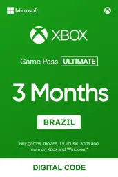 Product Image - Xbox Game Pass Ultimate 3 Months (BR) - Xbox Live - Digital Code
