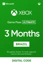 Product Image - Xbox Game Pass Ultimate 3 Months (Brazil) - Xbox Live - Digital Key