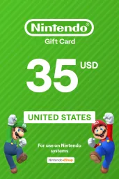 Product Image - Nintendo eShop $35 USD Gift Card (US) - Digital Code