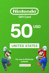 Nintendo eShop 50 USD Gift Card (United States) - Digital Key