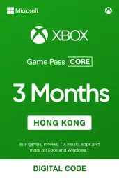 Product Image - Xbox Game Pass Core 3 Months (HK) - Xbox Live - Digital Code