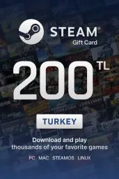 Product Image - Steam Wallet 200 TL Gift Card (Turkey) - Digital Key