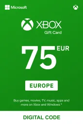 Product Image - Xbox 75 EUR Gift Card (Europe) - Digital Key