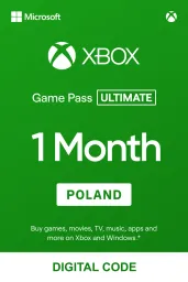 Product Image - Xbox Game Pass Ultimate 1 Month (Poland) - Xbox Live - Digital Key