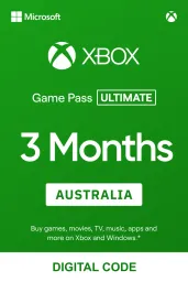 Product Image - Xbox Game Pass Ultimate 3 Months (AU) - Xbox Live - Digital Code