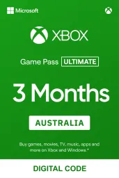 Product Image - Xbox Game Pass Ultimate 3 Months (Australia) - Xbox Live - Digital Key