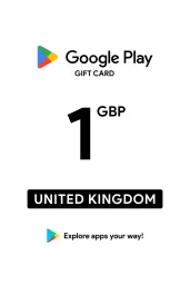 Product Image - Google Play £1 GBP Gift Card (UK) - Digital Code