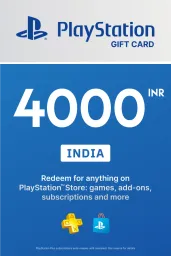 Product Image - PlayStation Store ₹4000 INR Gift Card (IN) - Digital Code