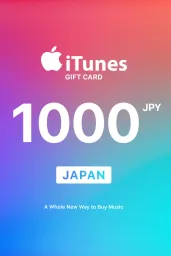 Product Image - Apple iTunes ¥1000 JPY Gift Card (JP) - Digital Code