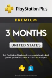 Product Image - PlayStation Plus Premium 3 Months Membership (US) - PSN - Digital Code