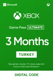 Product Image - Xbox Game Pass Ultimate 3 Months (Turkey) - Xbox Live - Digital Key