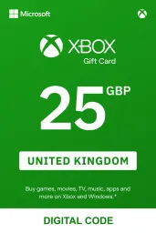 Product Image - Xbox £25 GBP Gift Card (UK) - Digital Code