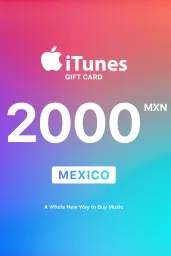 Product Image - Apple iTunes $2000 MXN Gift Card (MX) - Digital Code