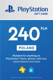 Product Image - PlayStation Store zł240 PLN Gift Card (PL) - Digital Code