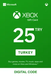 Product Image - Xbox ₺25 TRY Gift Card (TR) - Digital Code