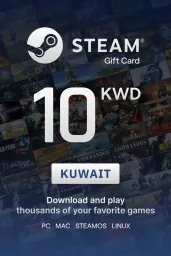 Product Image - Steam Wallet 10 KWD Gift Card (KW) - Digital Code