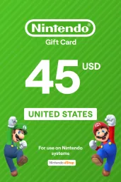 Product Image - Nintendo eShop $45 USD Gift Card (US) - Digital Code