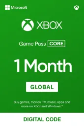 Product Image - Xbox Game Pass Core 1 Month - Xbox Live - Digital Code