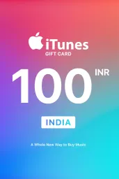 Product Image - Apple iTunes ₹100 INR Gift Card (IN) - Digital Code