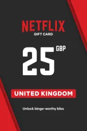 Product Image - Netflix £25 GBP Gift Card (UK) - Digital Code
