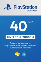 Product Image - PlayStation Store £40 GBP Gift Card (UK) - Digital Code