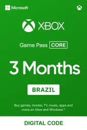Product Image - Xbox Game Pass Core 3 Months (BR) - Xbox Live - Digital Code