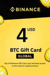 Product Image - Binance (BTC) 4 USD Gift Card - Digital Code