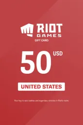 Product Image - Riot Access $50 USD Gift Card (US) - Digital Code