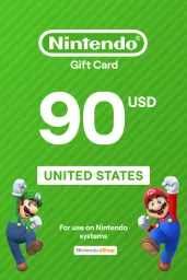 Product Image - Nintendo eShop $90 USD Gift Card (US) - Digital Code