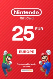 Product Image - Nintendo eShop 25 EUR Gift Card (Europe) - Digital Key