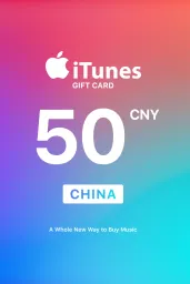 Product Image - Apple iTunes ¥50 CNY Gift Card (CN) - Digital Code