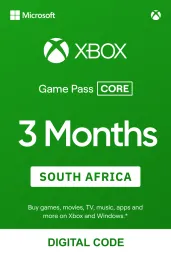 Product Image - Xbox Game Pass Core 3 Months (ZA) - Xbox Live - Digital Code