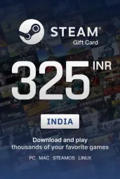 Steam Wallet ₹325 INR Gift Card (IN) - Digital Code