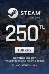 Product Image - Steam Wallet ₺250 TL Gift Card (TR) - Digital Code